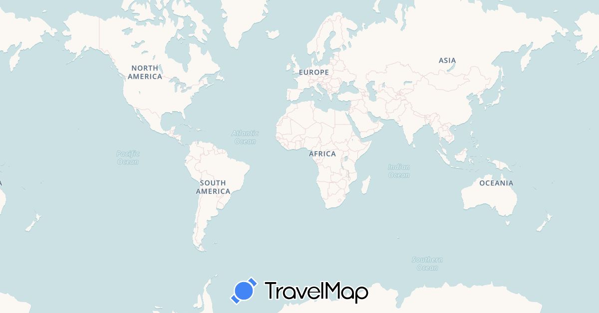 TravelMap itinerary: driving, boat in Switzerland, Germany, Finland, Sweden (Europe)